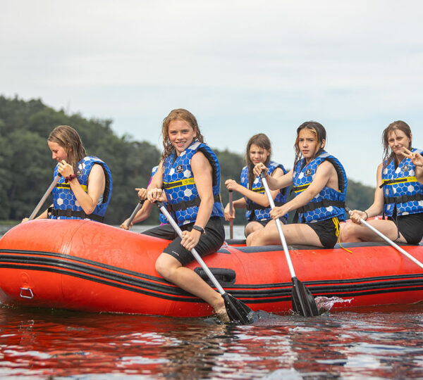 pontony wyprawa na survival dla dzieci